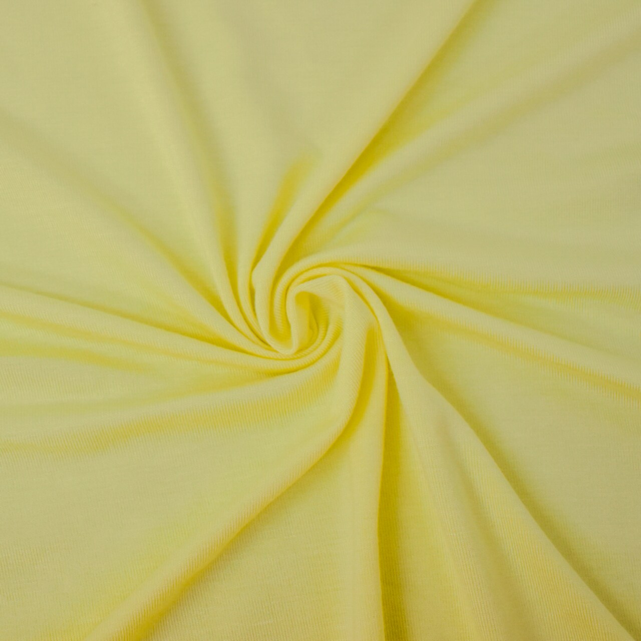 Pastel Yellow Bamboo Stretch Spandex Solid Jersey Knit Fabric By the Yard